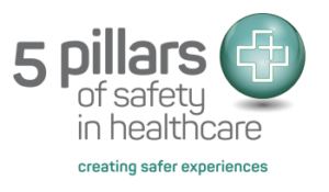 5 Pillars of Safety in healthcare - Creating Safer Experiences logo