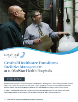 Facilities managers discussing infrastructure improvements at MedStar Health hospitals